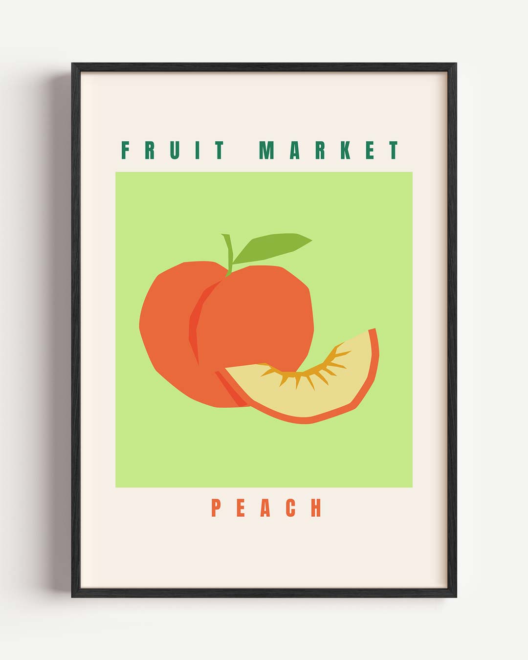 Fruit Market Perzik Poster-WallArtistic