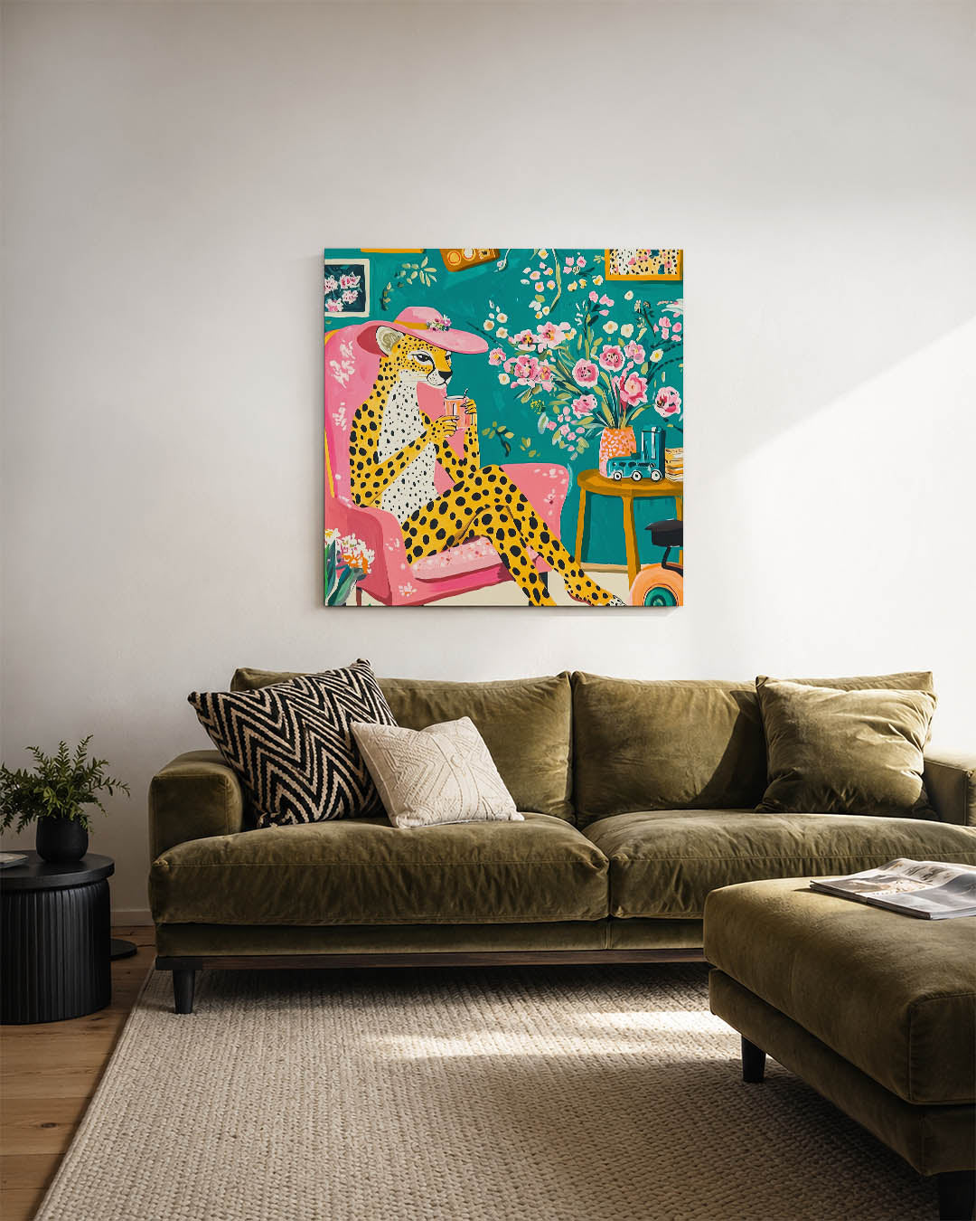 Vrolijke dierenkamer Kunstwerk