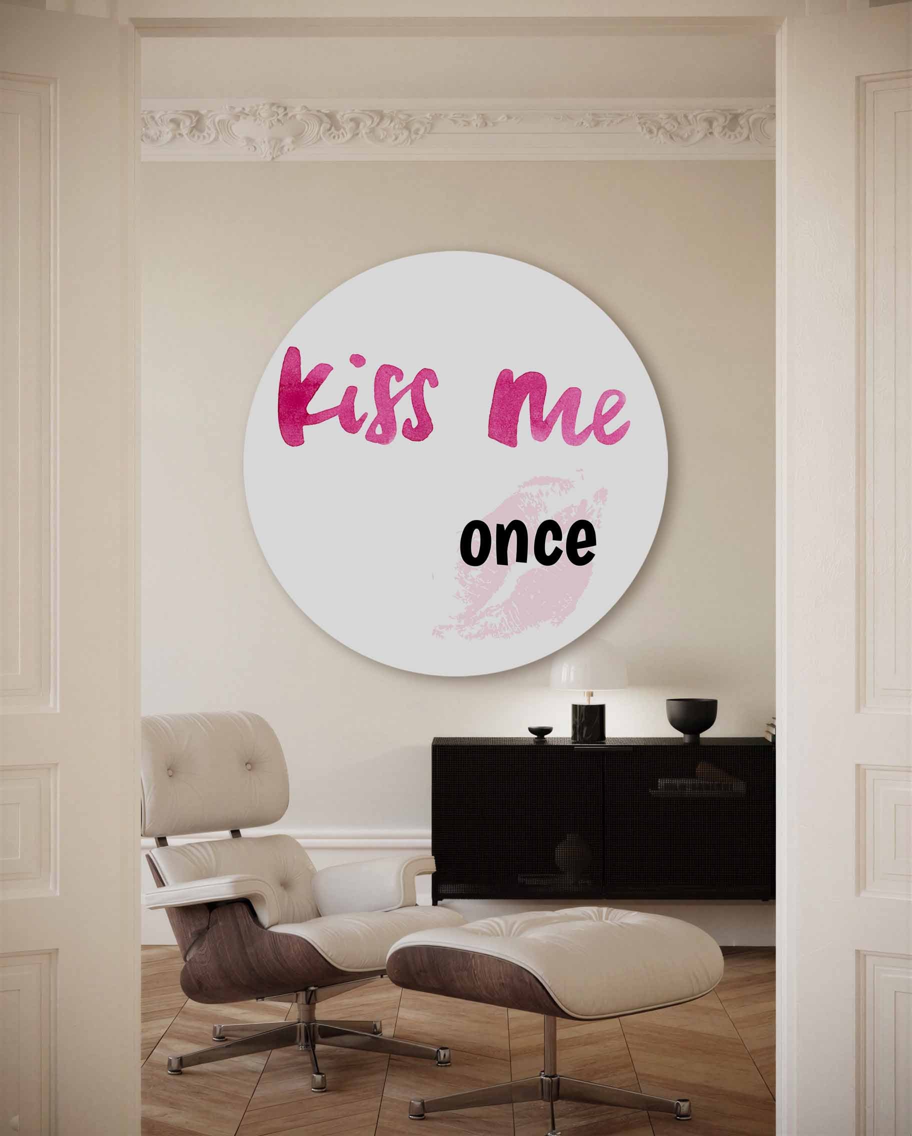 Kiss me once Muurcirkel
