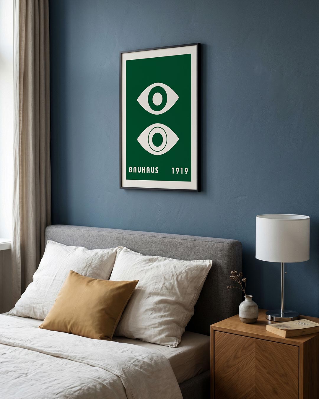 Oogvormen en tekst Poster