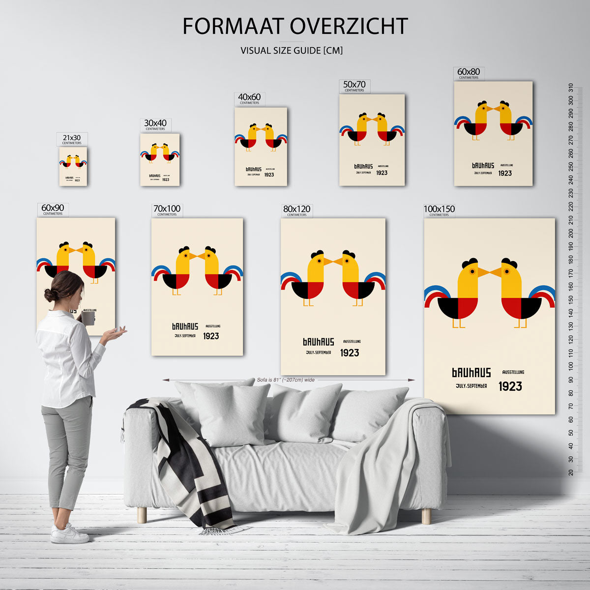 Vormen en vlinders Poster