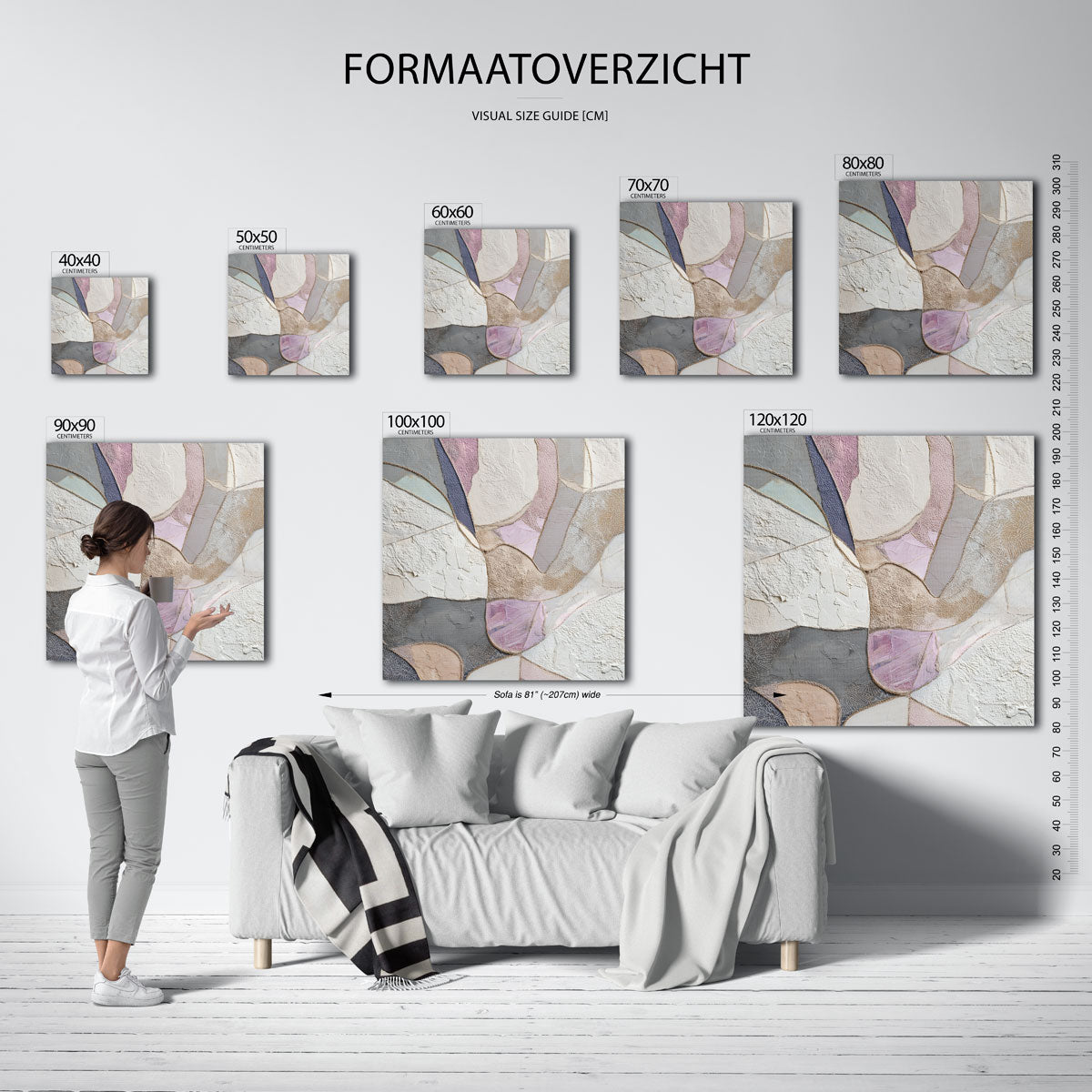 Abstracte vormen Poster