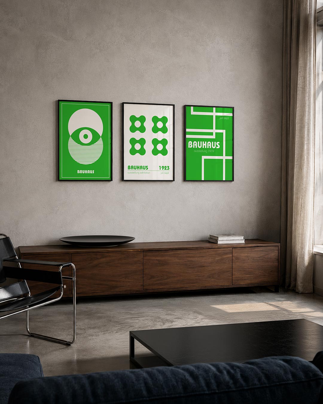 Cirkel en strepen Posterset