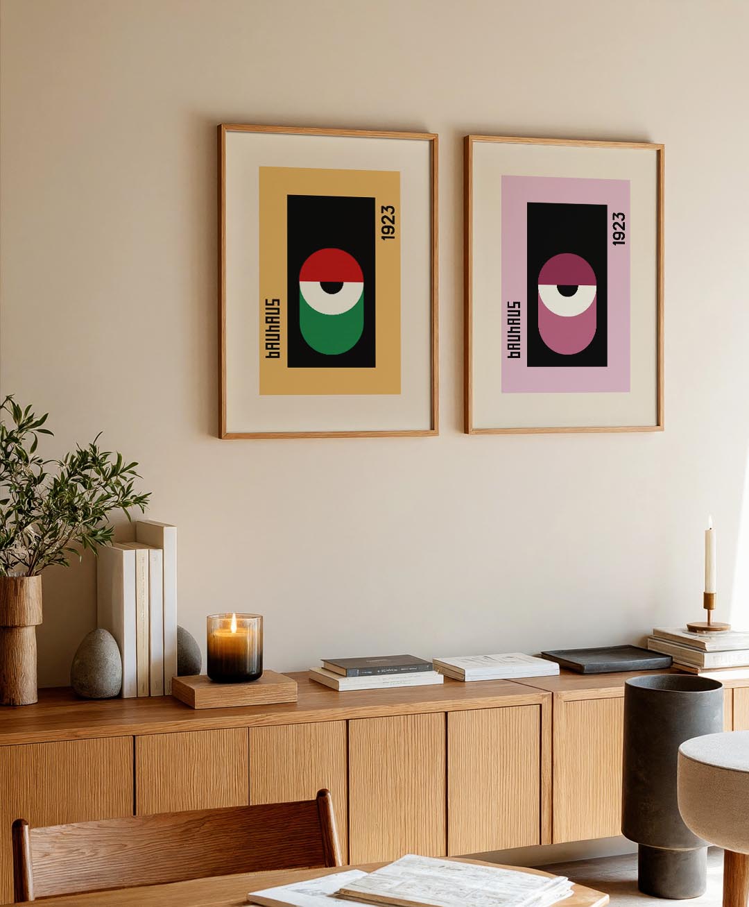 Kleur en vormenspel Posterset