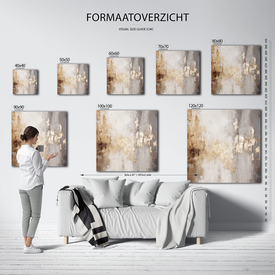 Gelaagde texturen Kunstwerk