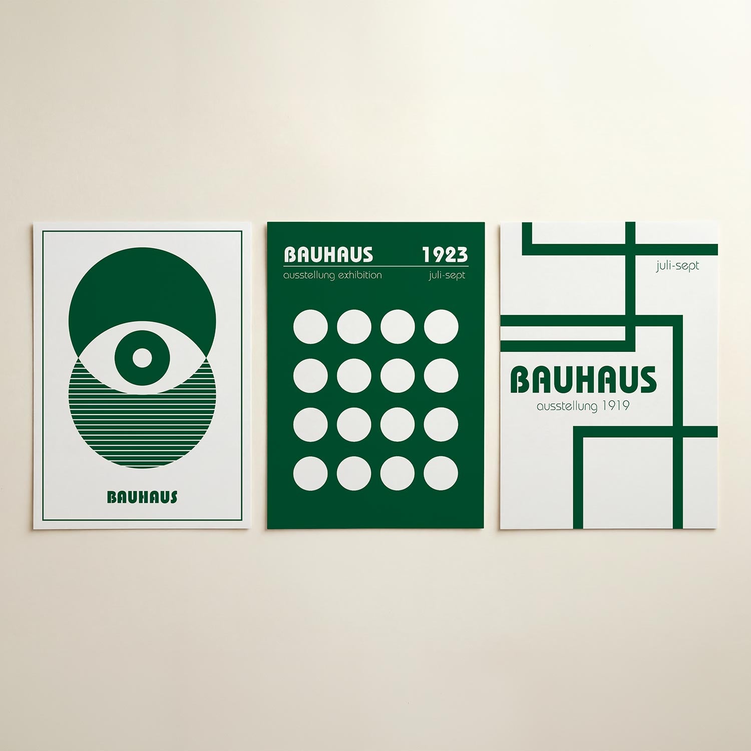 Cirkel en lijnen Posterset