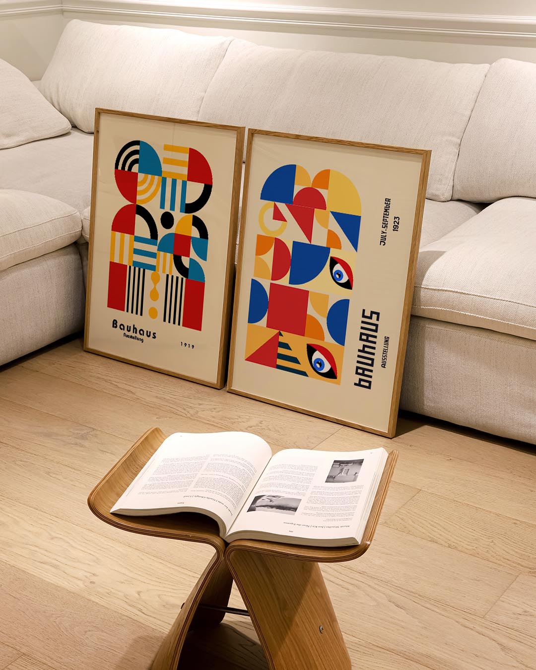 Kleurrijke vormen Posterset