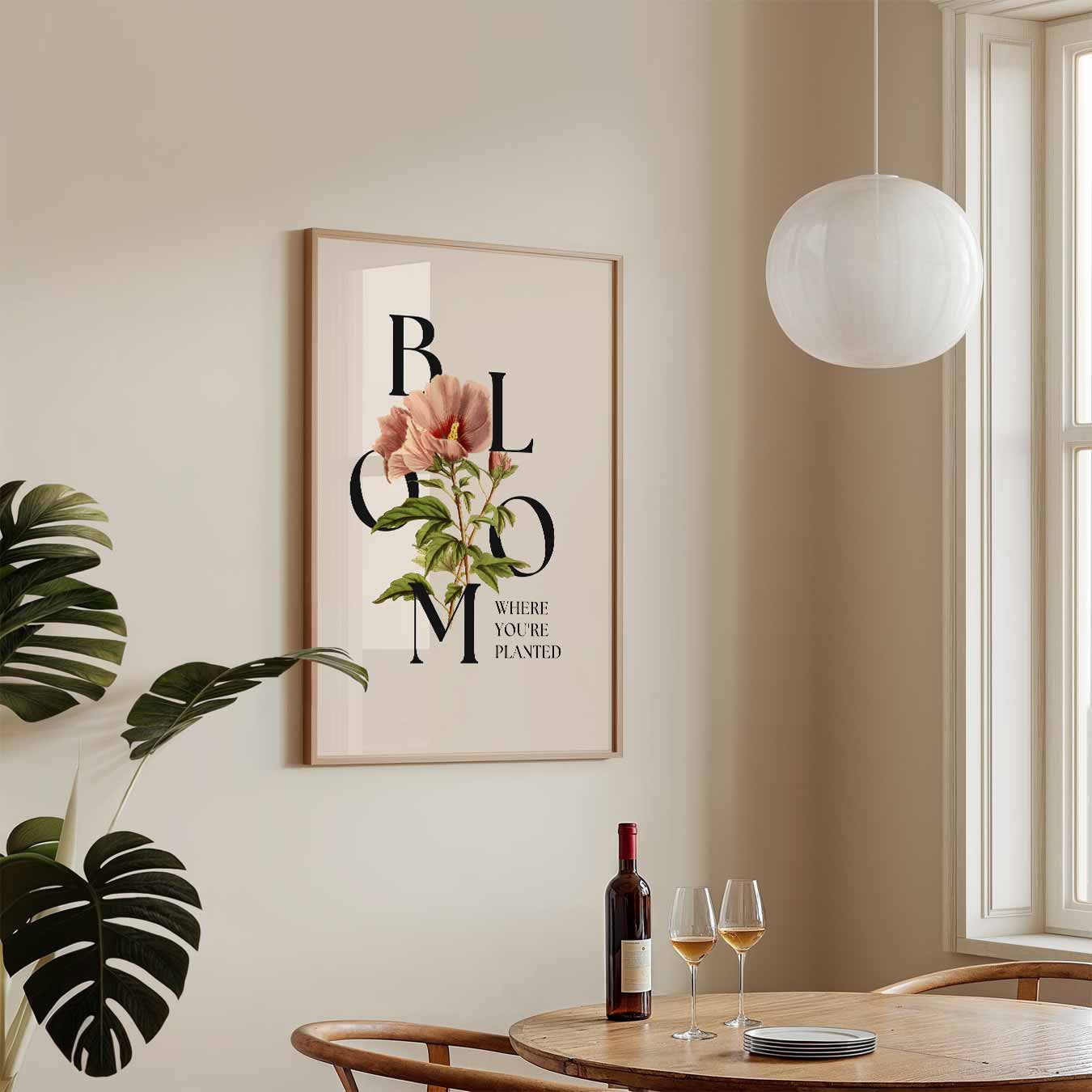 Bloemen Inspiratie Poster-WallArtistic