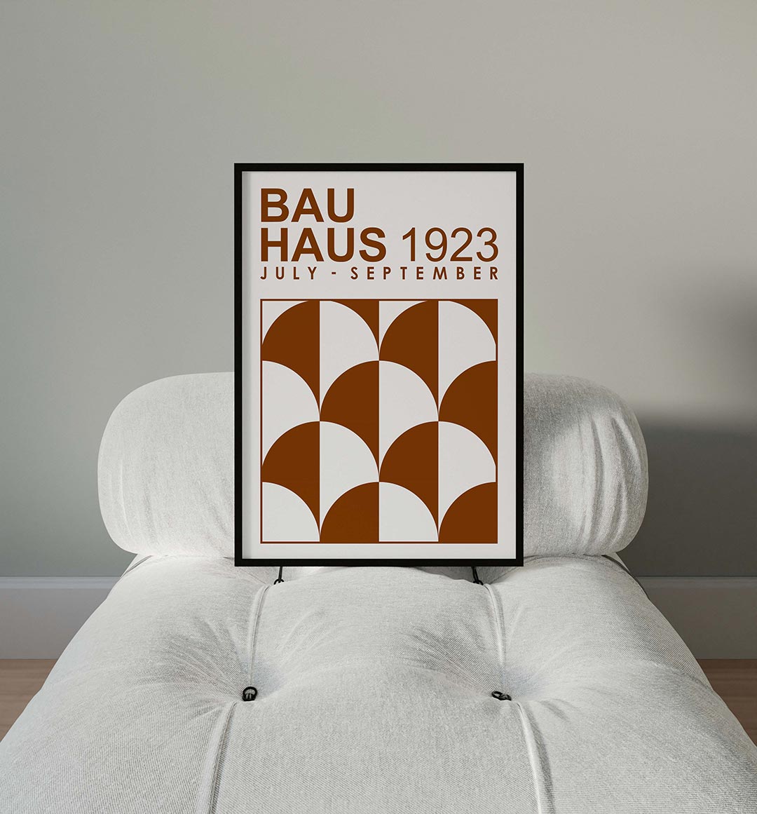Vormritme en kleur Poster