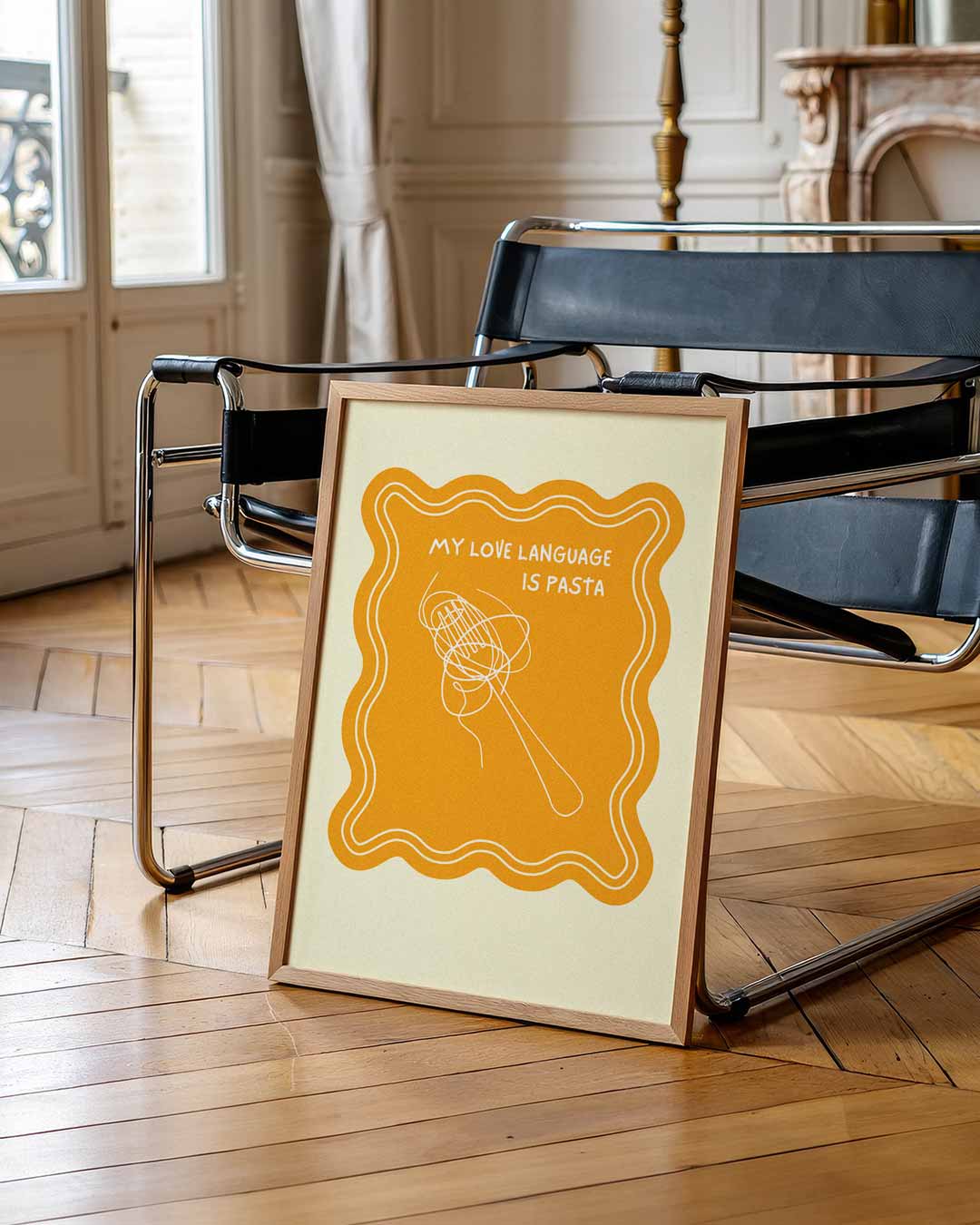 Pasta Love Language Poster-WallArtistic