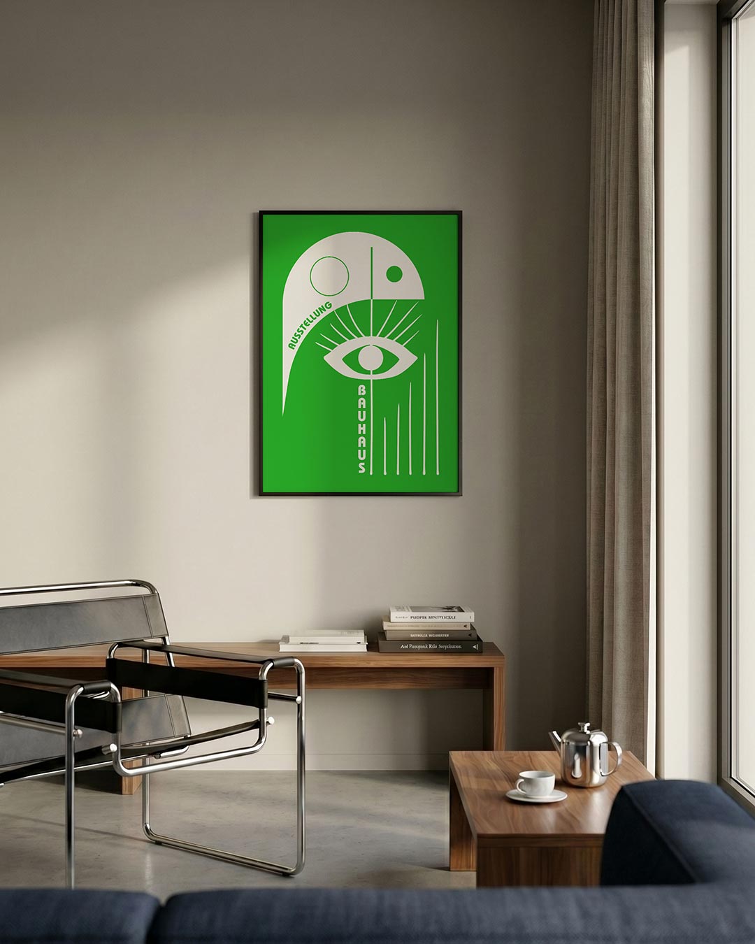 Oog en lijnen Poster