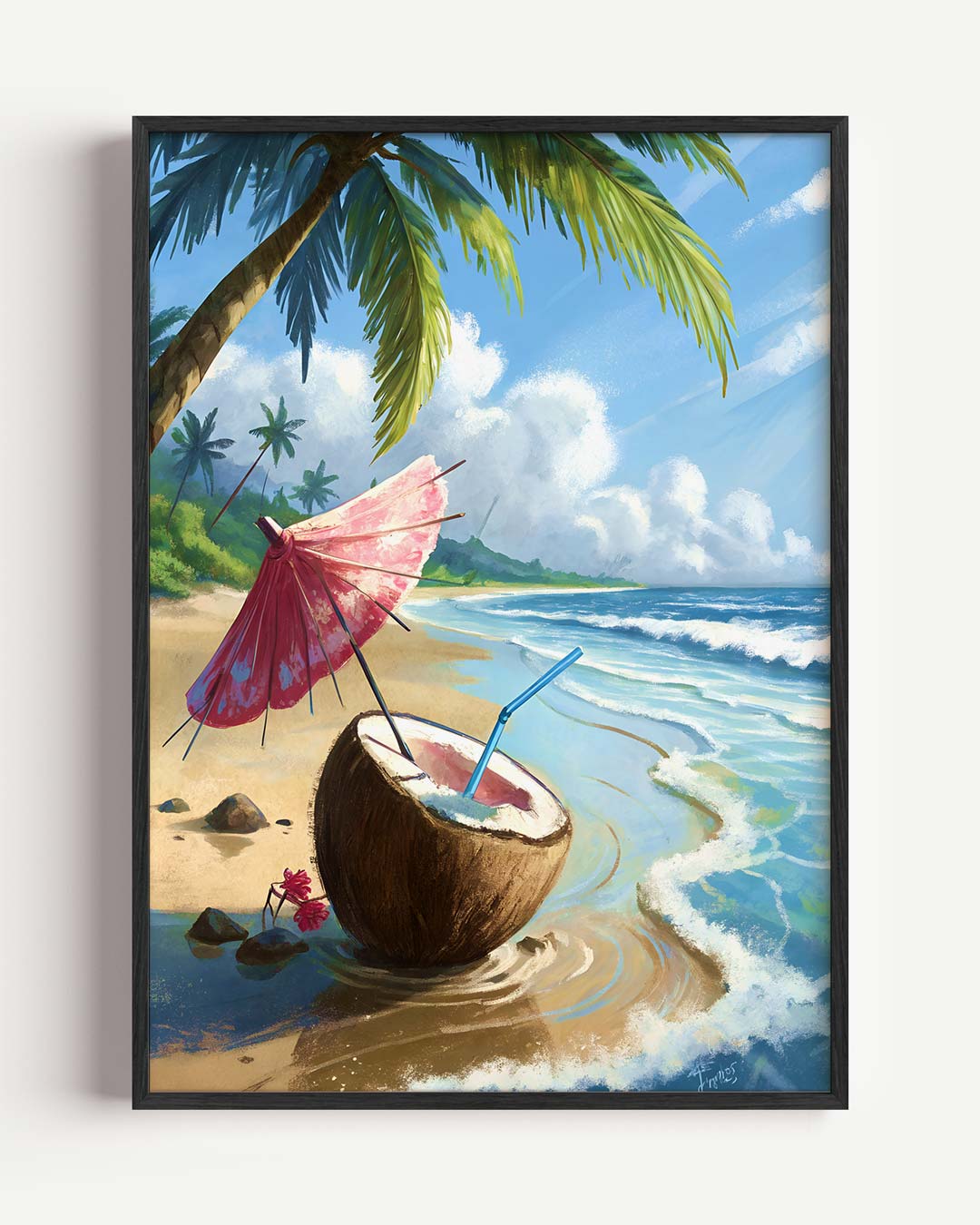 Tropische Paradijs Poster-WallArtistic