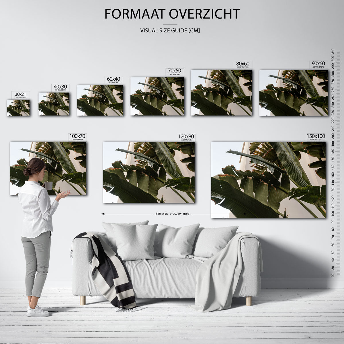 Bananenbladeren Poster