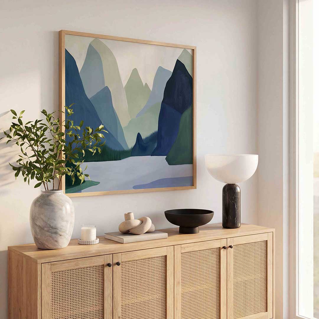 Berglandschap Poster