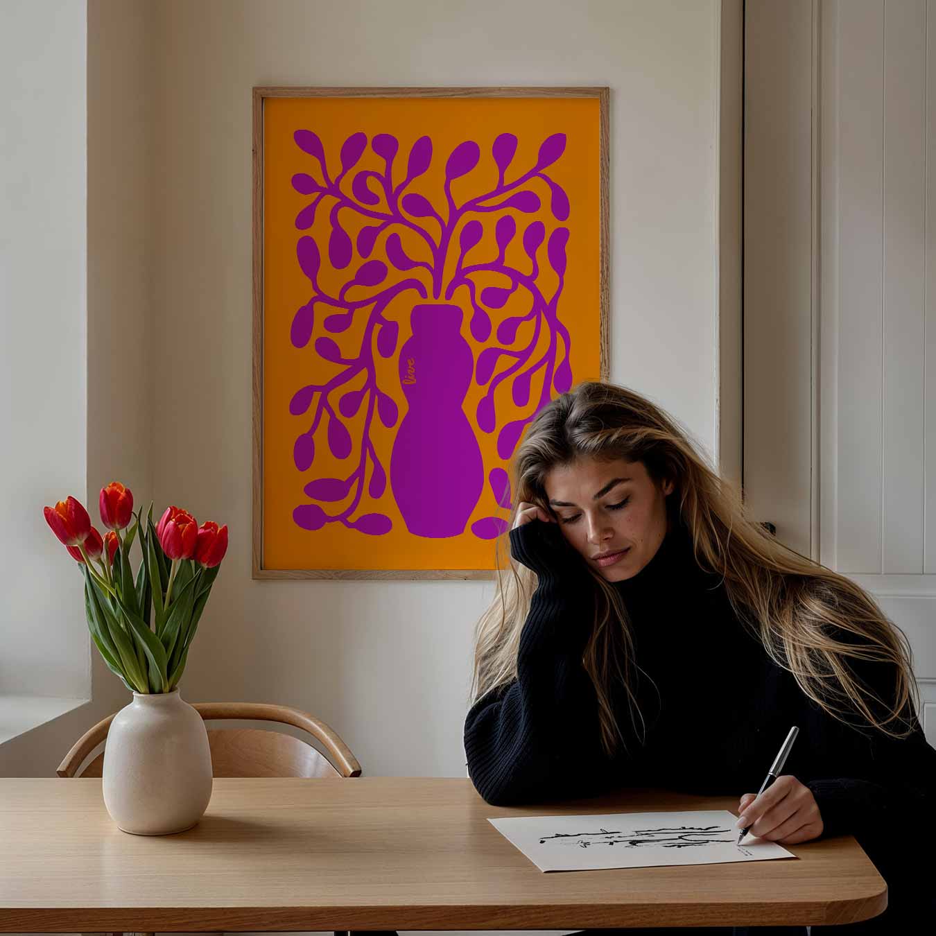 Moderne Botanische Kunstposter-WallArtistic