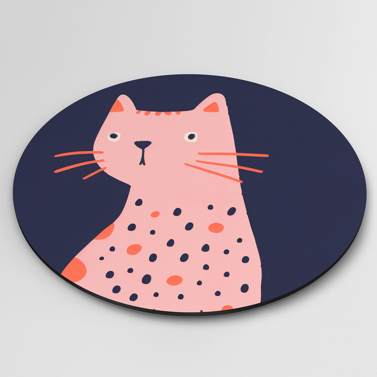 Roze kat Muurcirkel