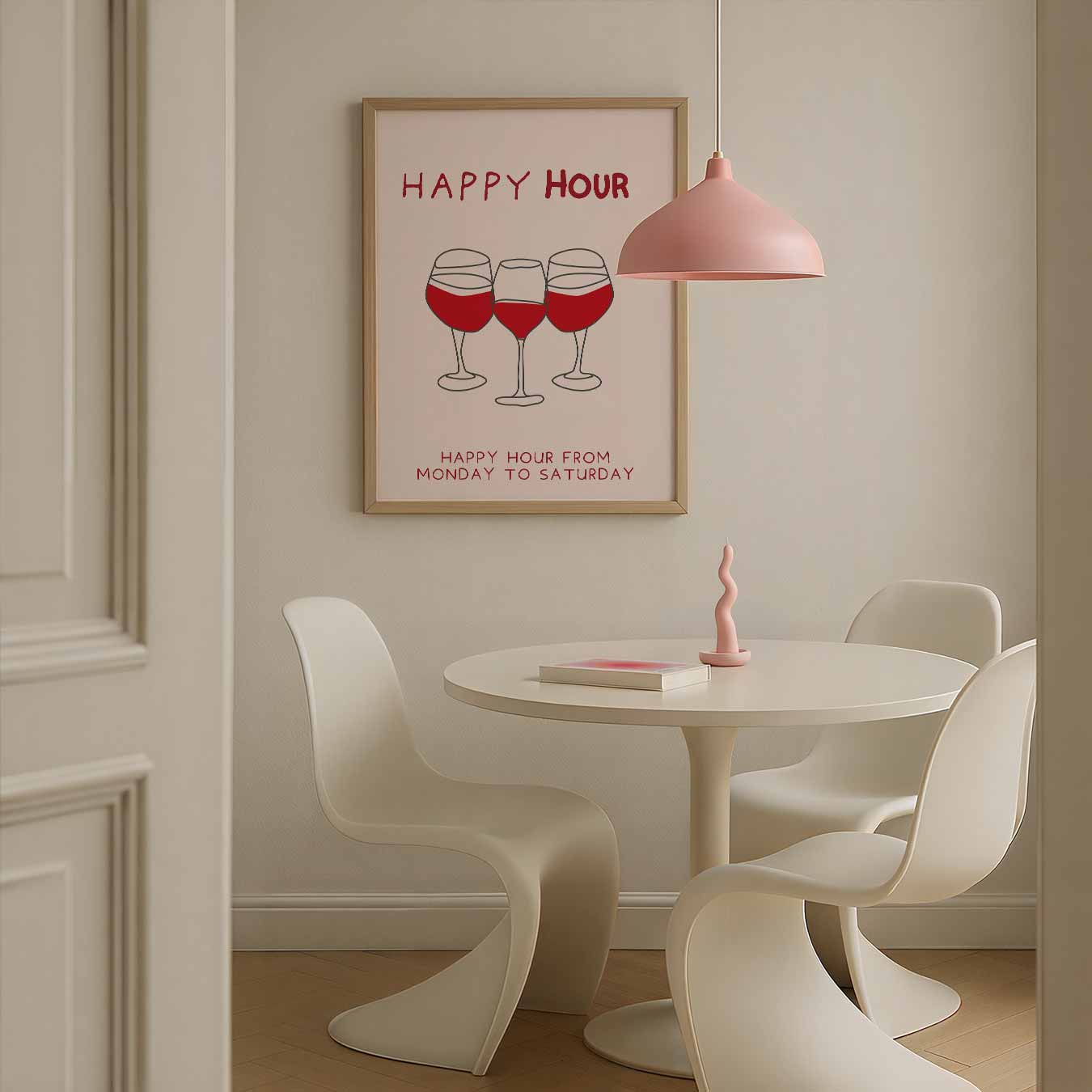 Happy Hour Poster-WallArtistic
