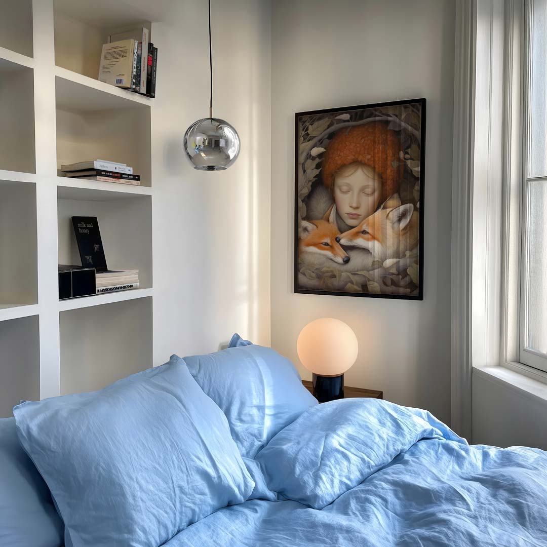 Vossen Vredige Vibe Poster-WallArtistic