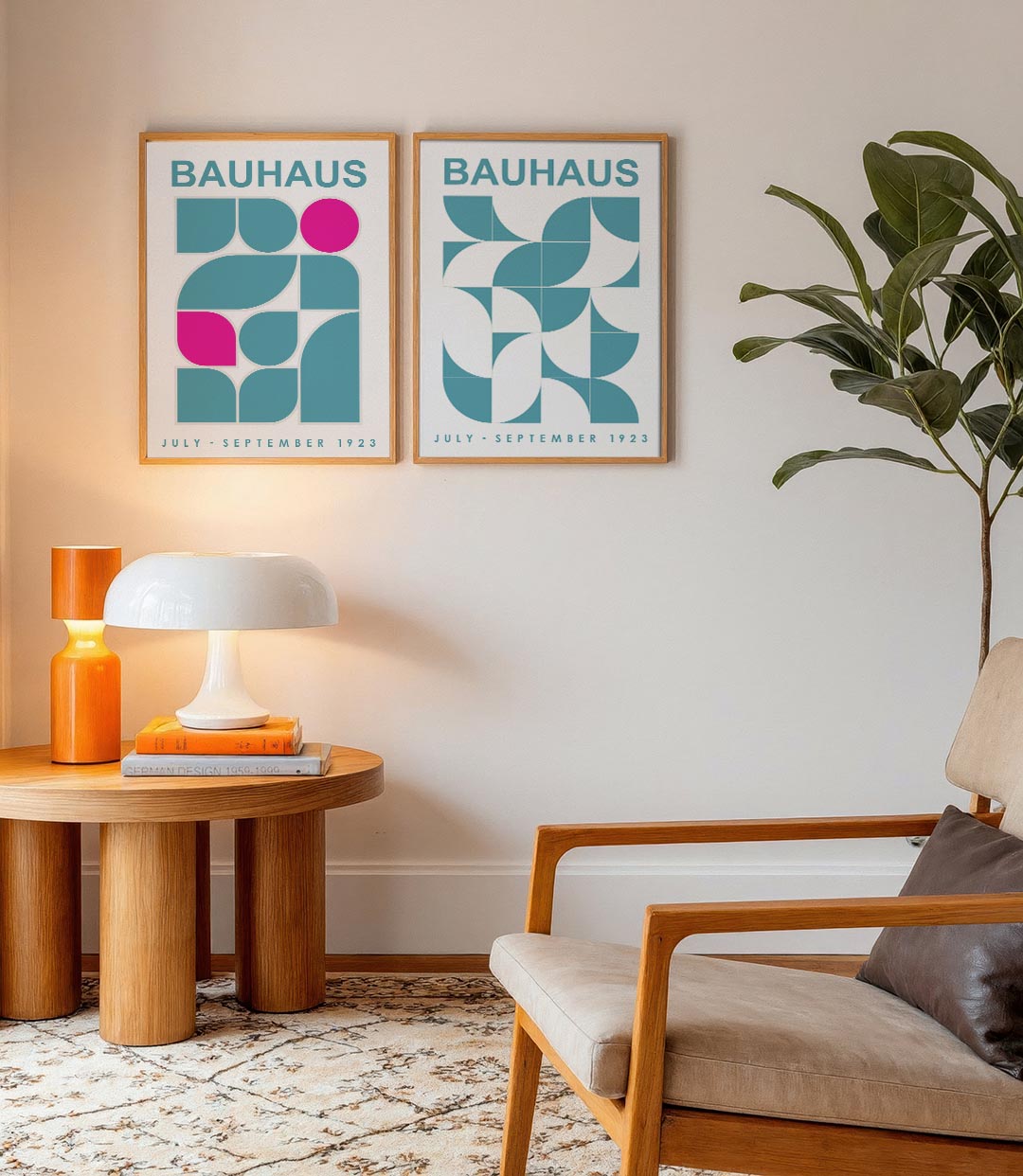 Vormen en kleurvlakken Posterset