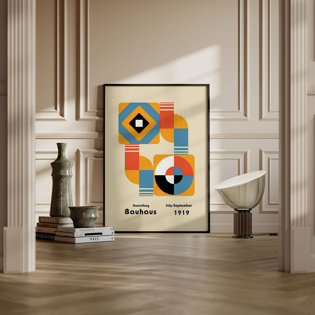 Vormen en vlakkenspel Poster