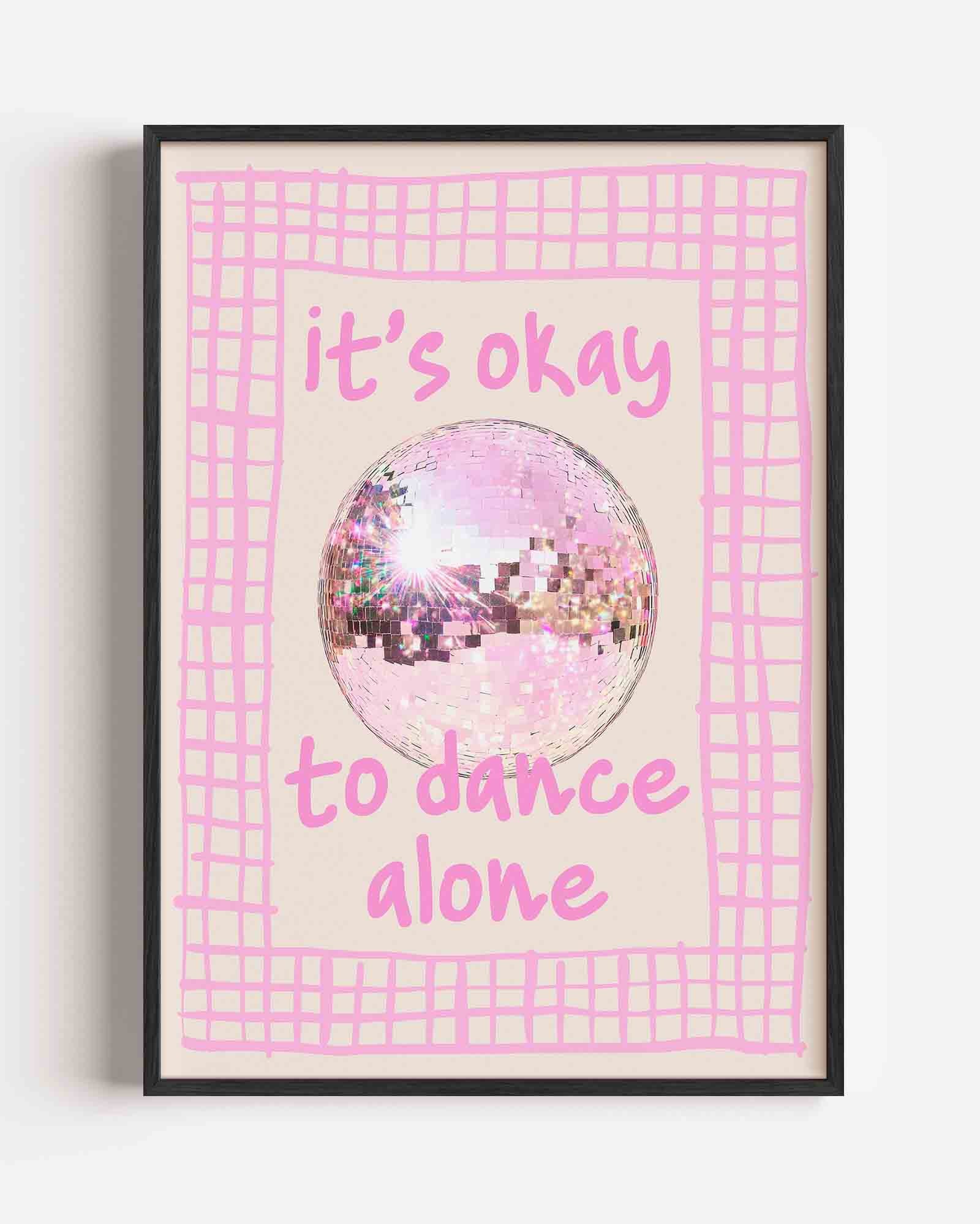 Roze discobal Poster