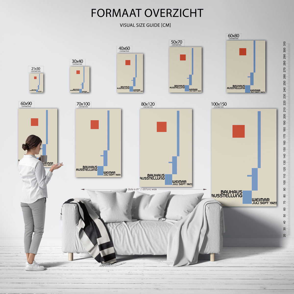 Vorm en kleur Poster
