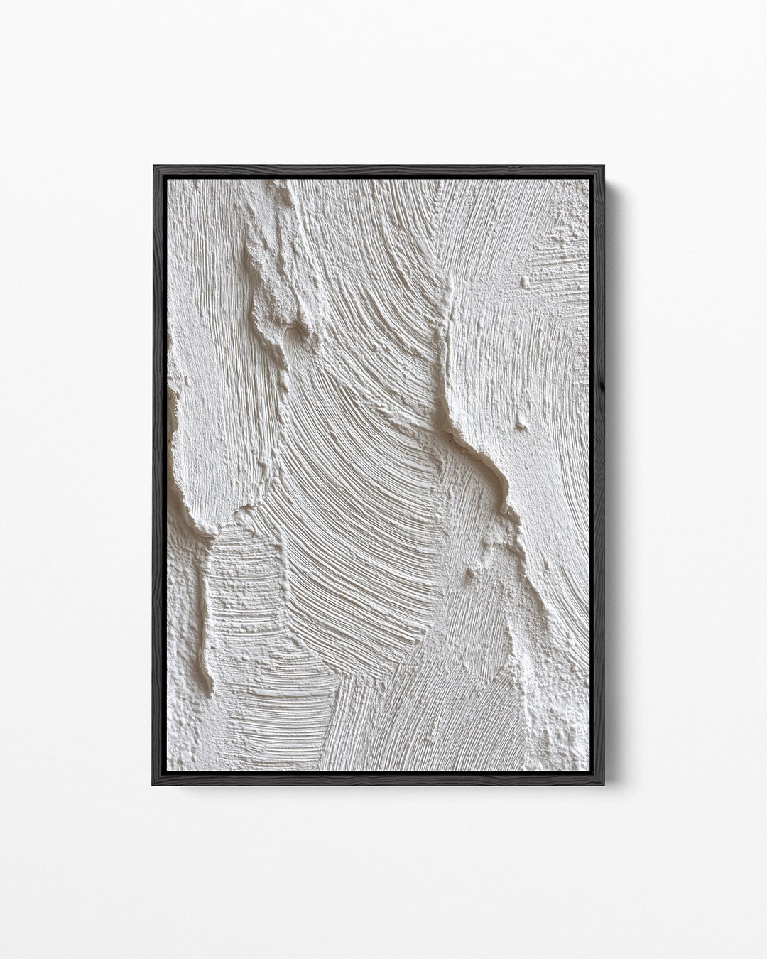 Textuur in wit Kunstwerk