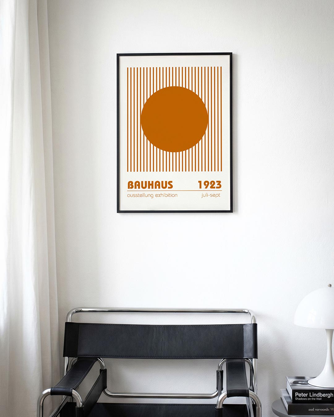 Cirkel en lijnen Poster