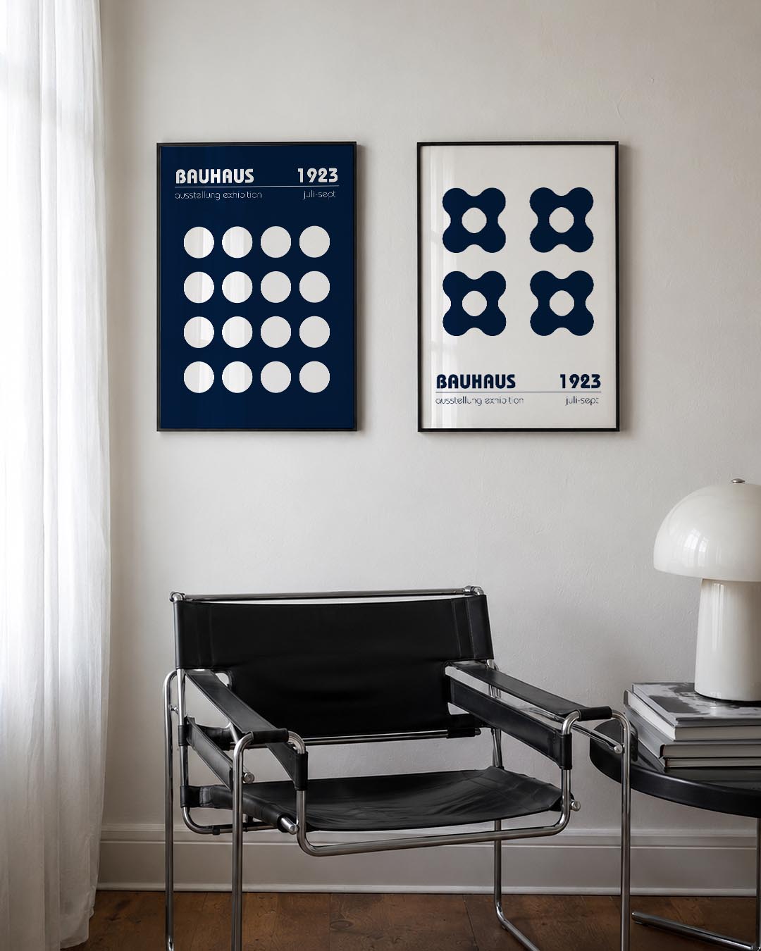 Cirkelritme en typografie Posterset