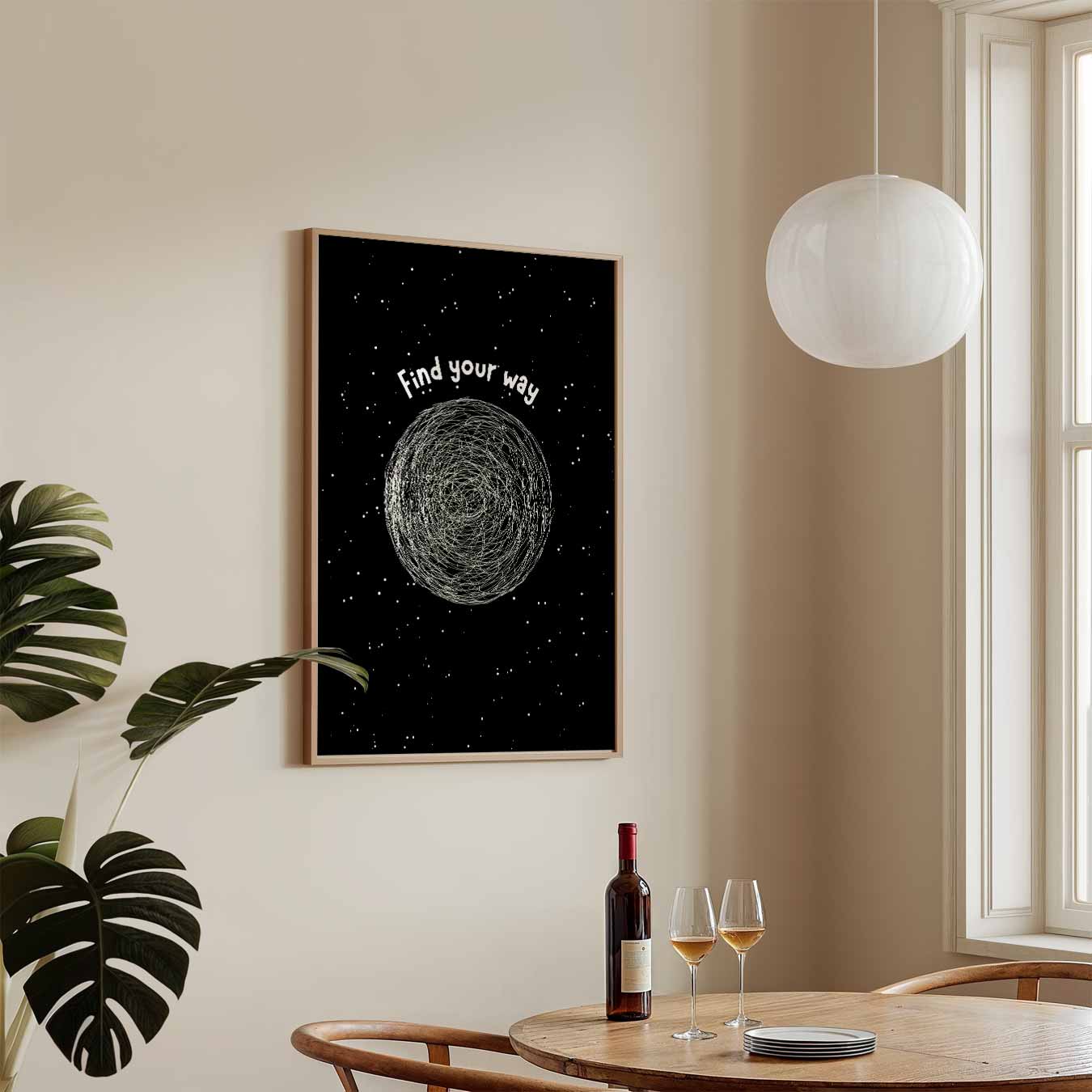 Find Your Way Poster-WallArtistic