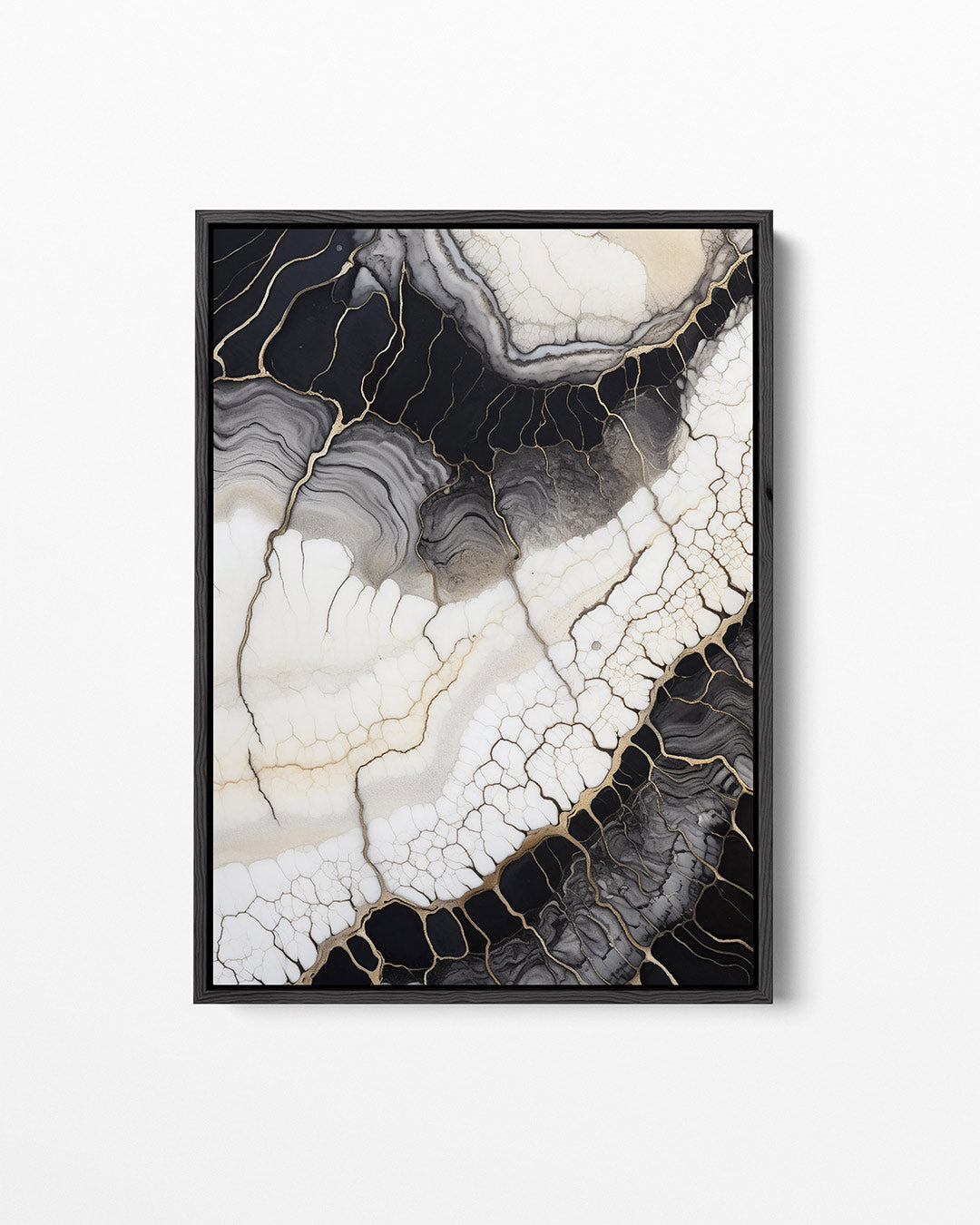Organische lijnen compositie Kunstwerk