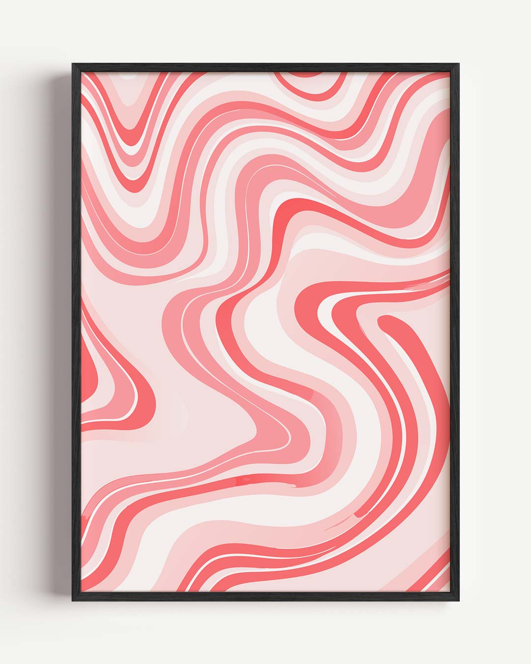 Kleurrijke Golven Wanddecoratie Poster-WallArtistic