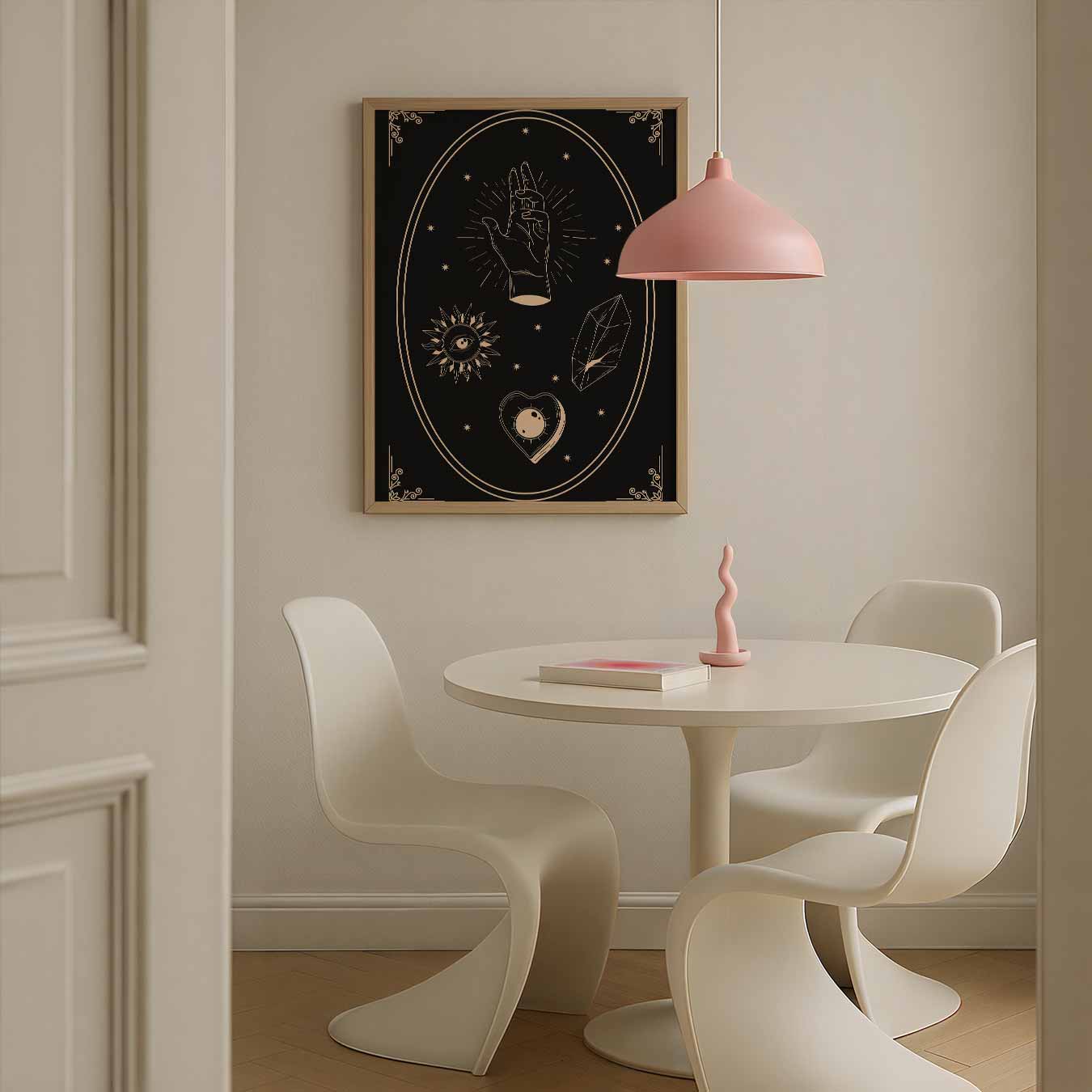 Mystieke Hand & Symbolen Poster-WallArtistic