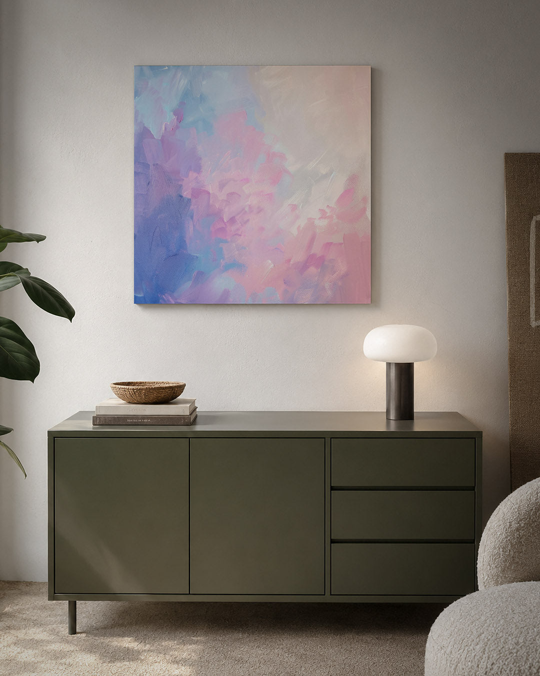 Kleurrijke droomvlucht Kunstwerk