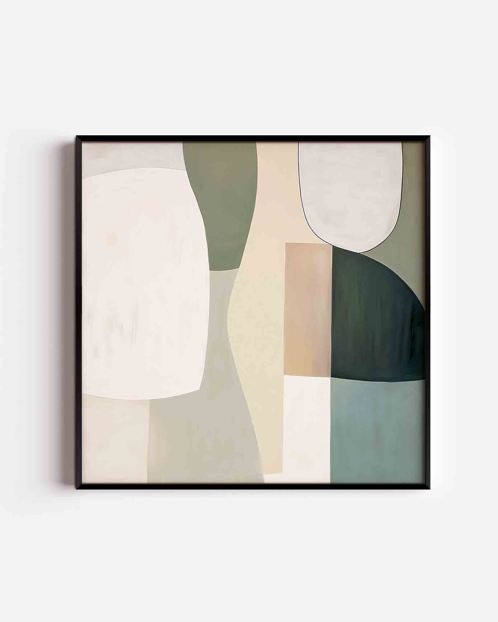 Abstracte vormen Poster
