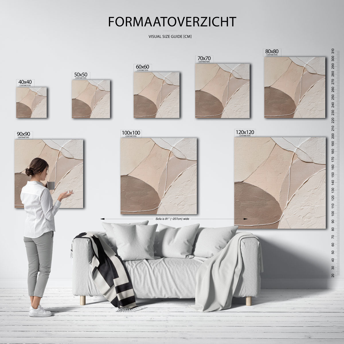 Abstracte vormen Poster