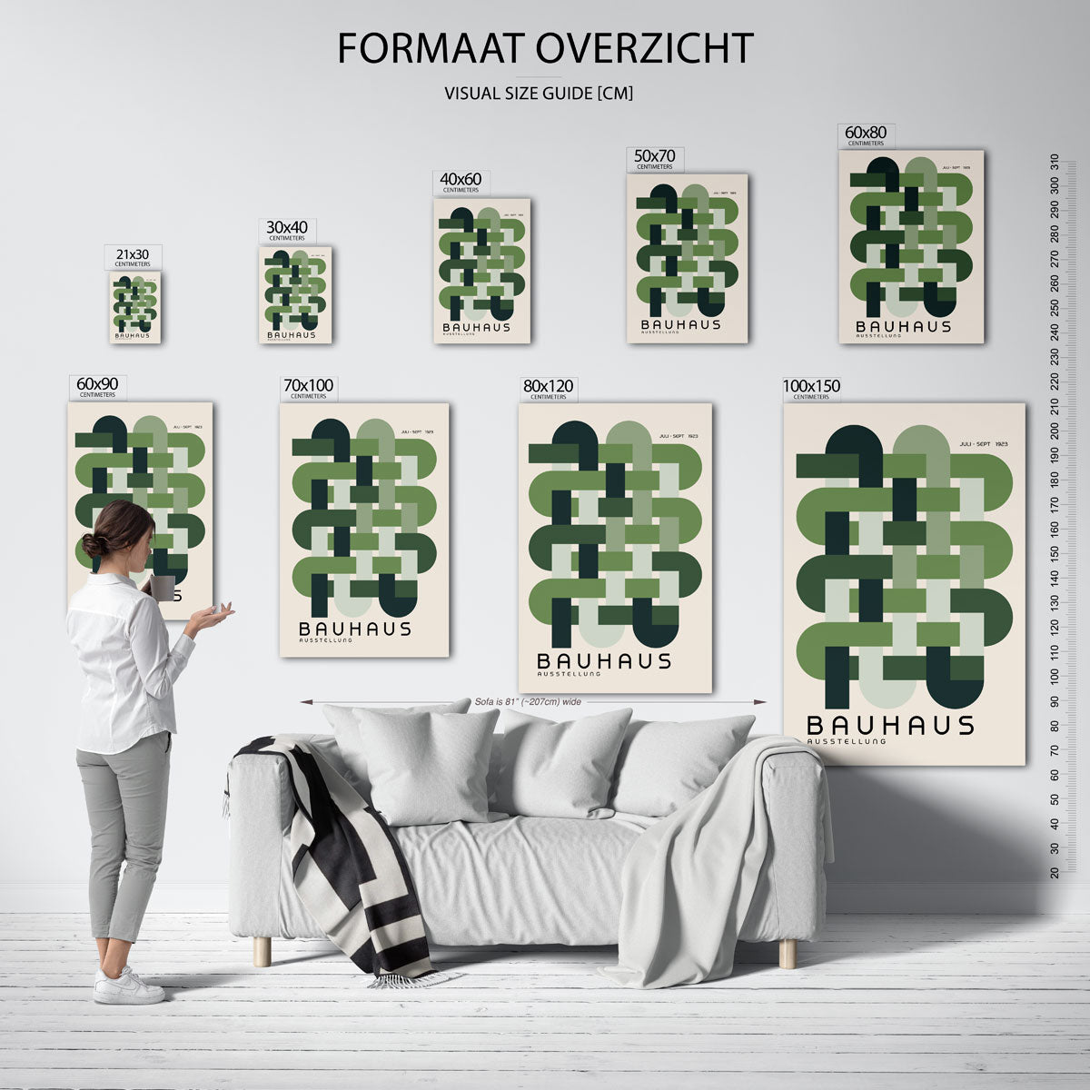 Geweven vormen Poster
