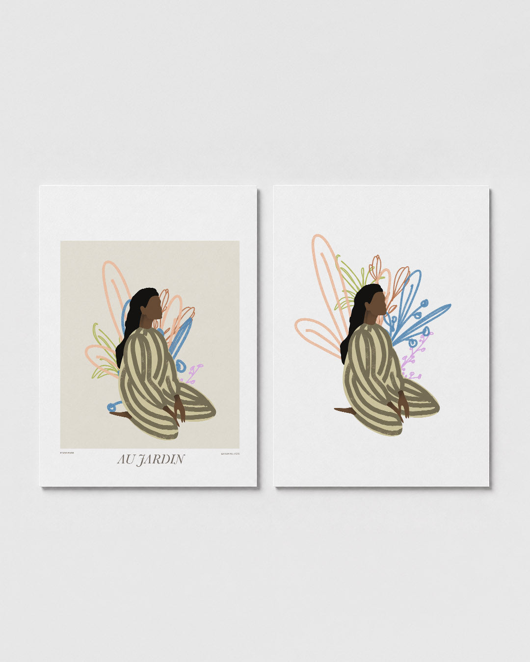 Vorm en kleurenspel Posterset