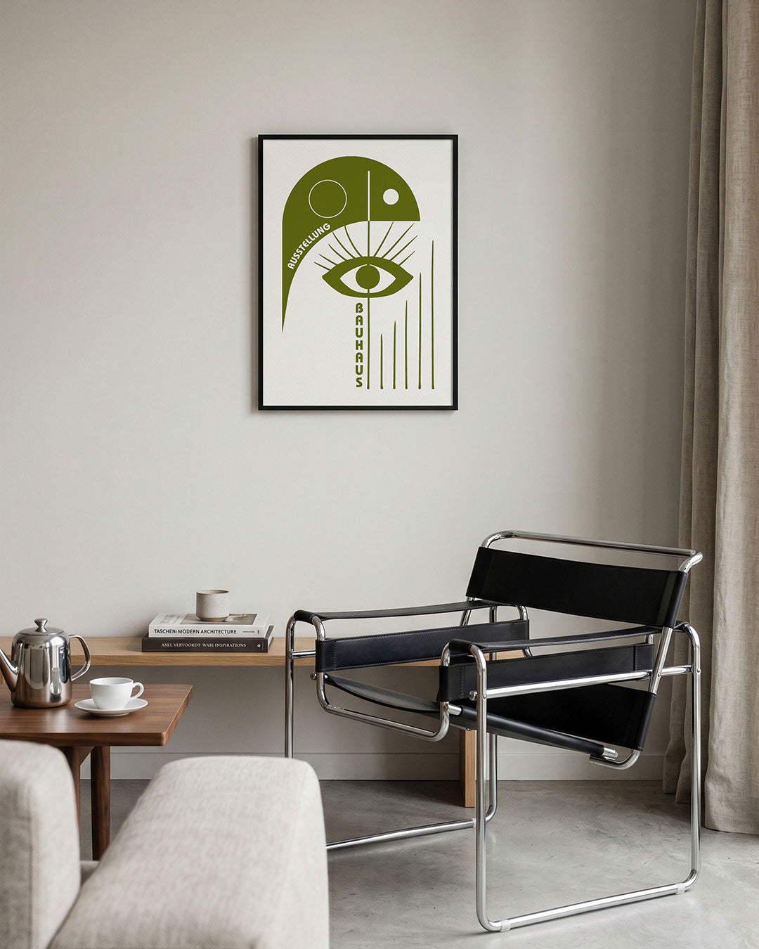 Oog en lijnen Poster