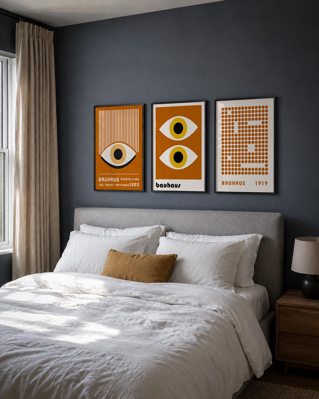 Lijnen en oog Posterset