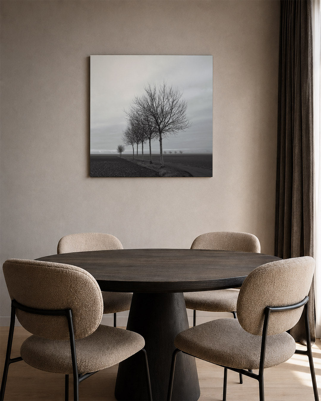 Landschap met bomen Kunstwerk