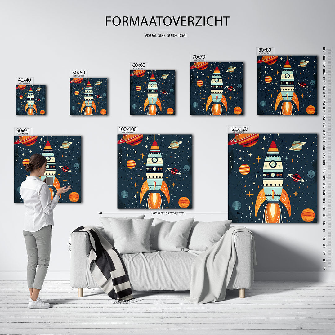 Ruimtevaart Kunstwerk