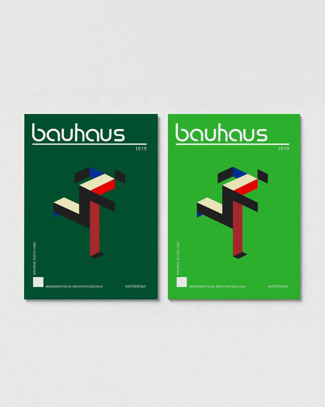 Kleurvlakken en lijnen Posterset