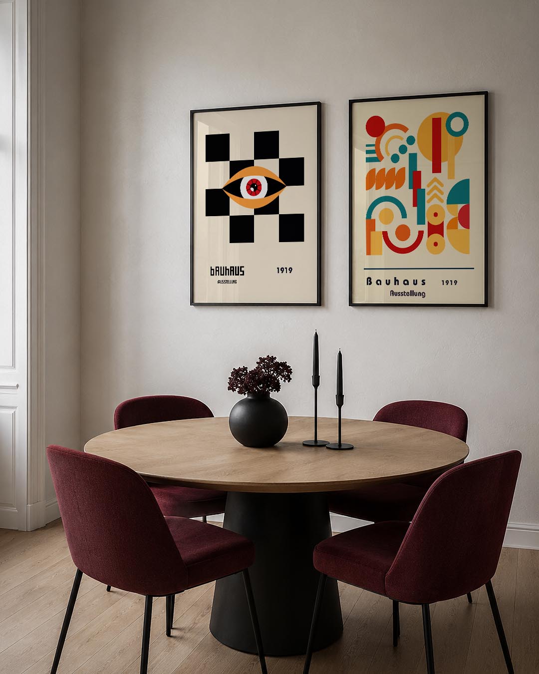 Oog en vlakken Posterset