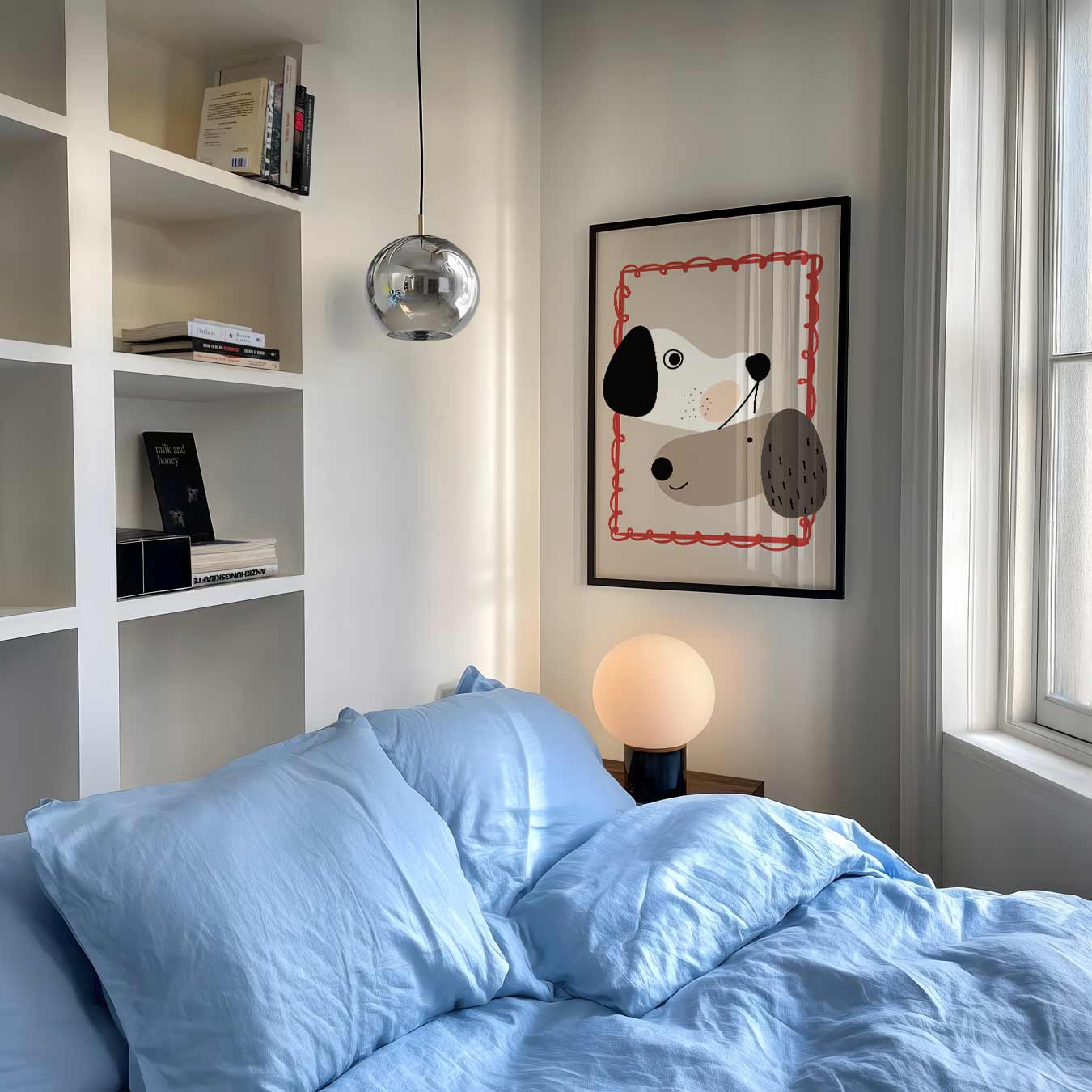 Vrolijke Vriendjes Hondenposter-WallArtistic