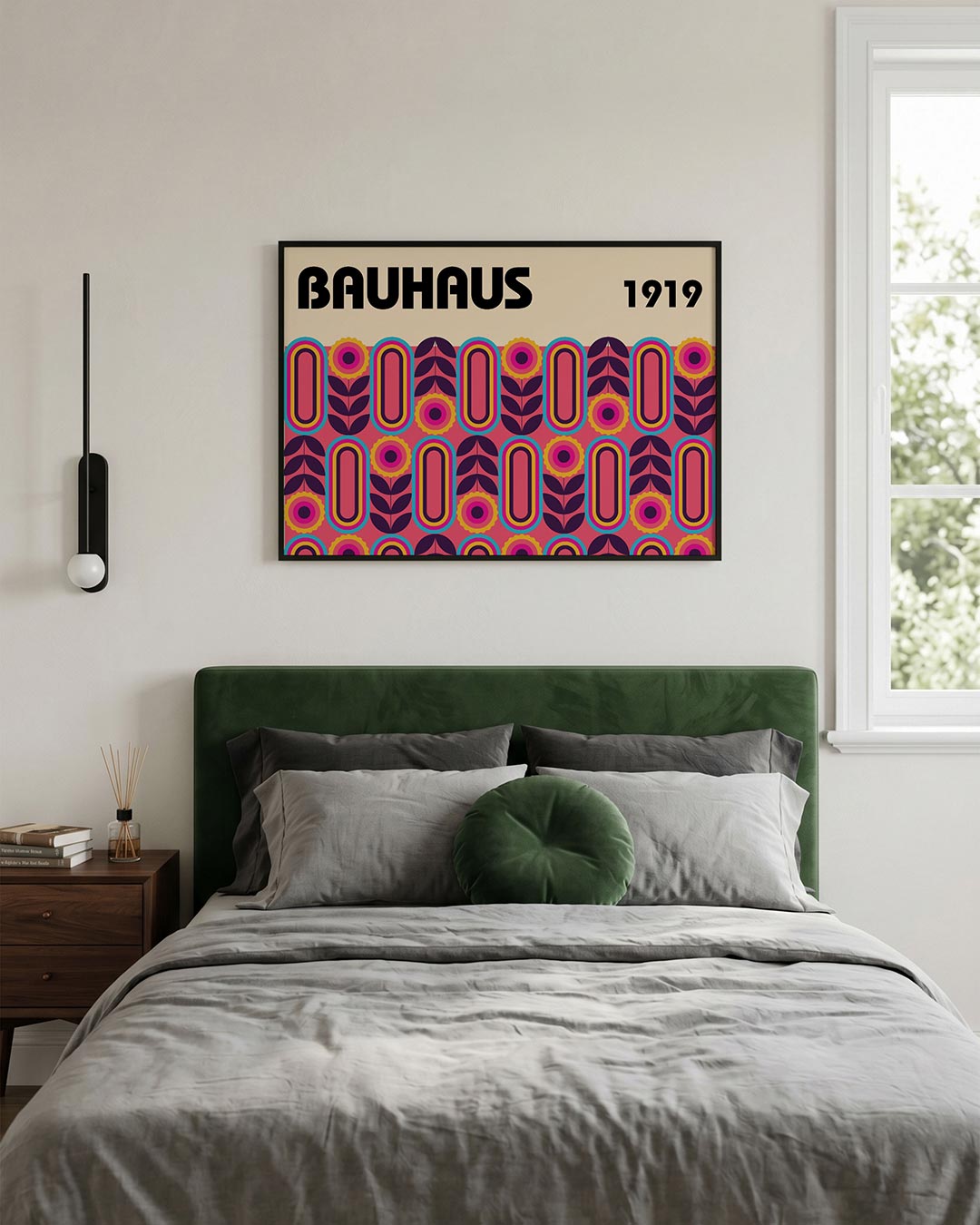 Vormritme en kleur Poster