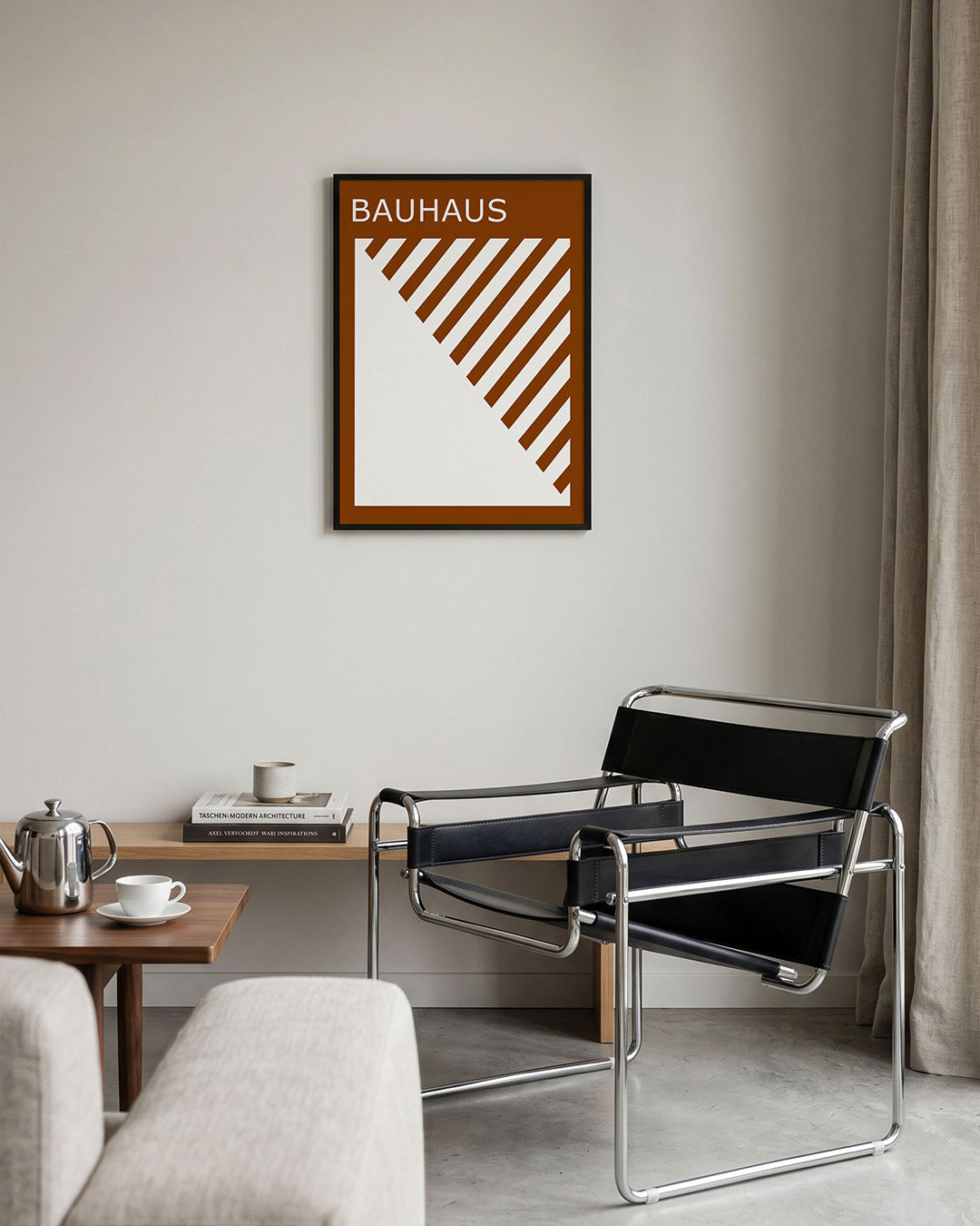 Diagonal lijnen Poster