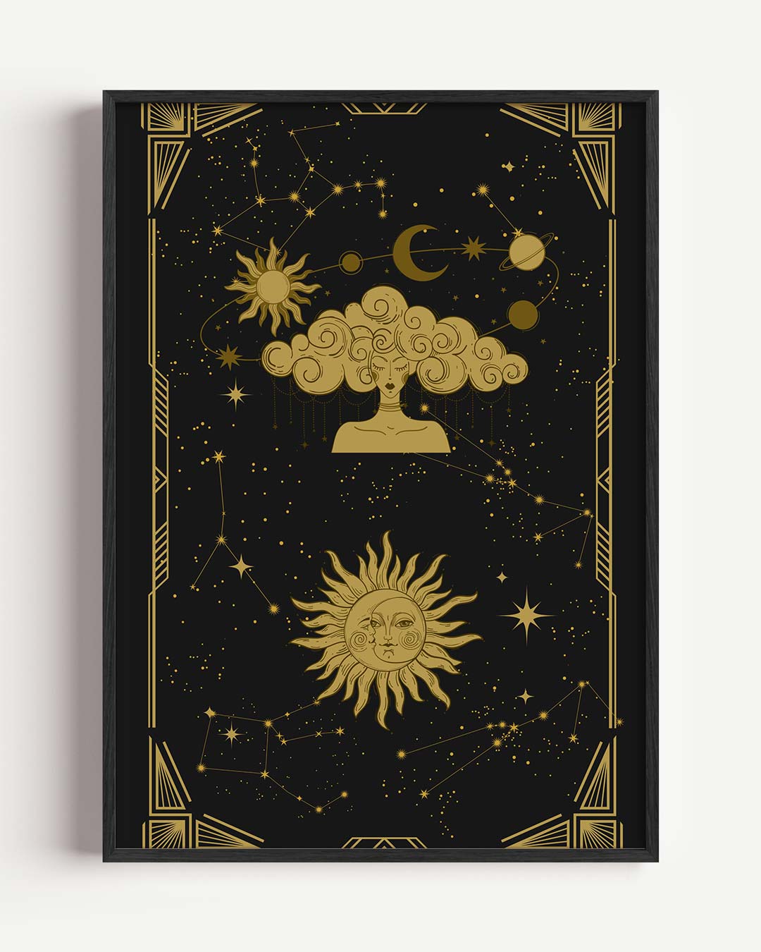 Mystieke Sterrenhemel Poster-WallArtistic