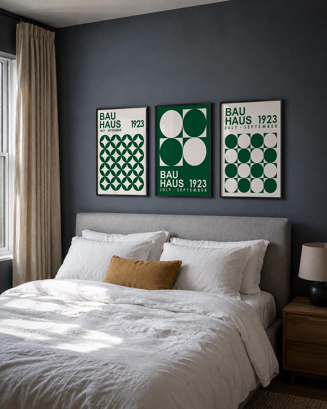 Cirkelpatroon en tekst Posterset