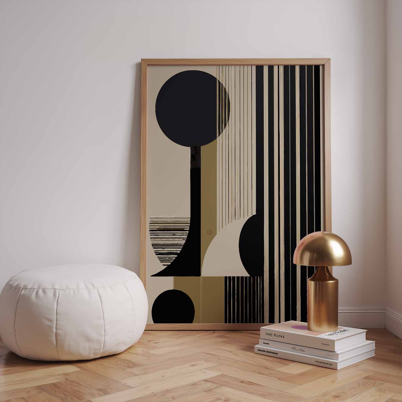 Moderne Abstracte Kunst Poster-WallArtistic